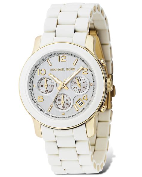 michael kors watch women white|Michael Kors Watch mk 5733.